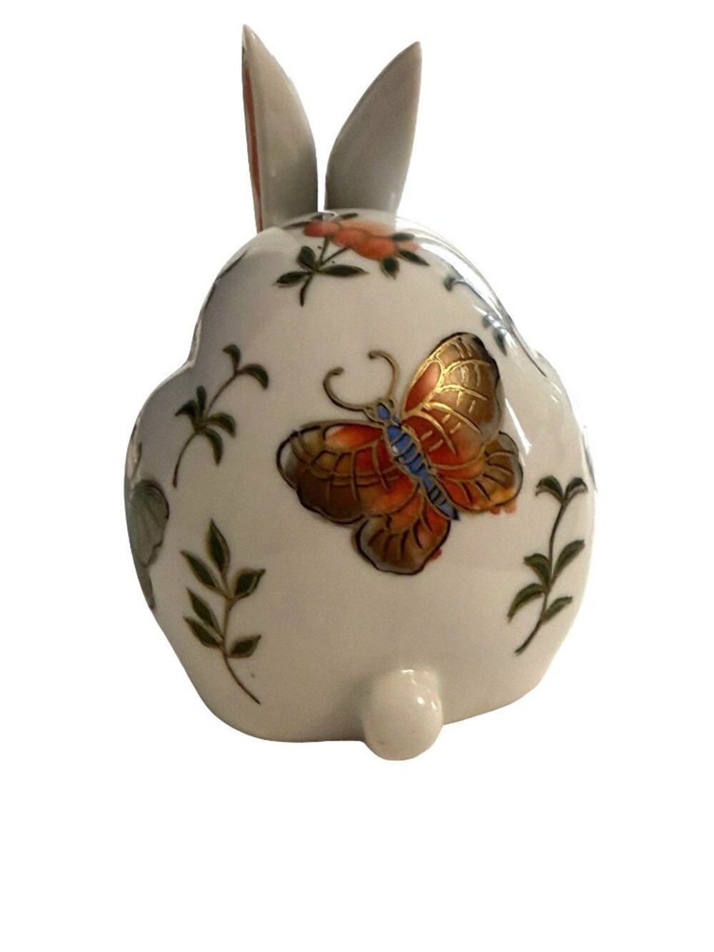 Andrea by Sadek Porcelain Bunny Figurine Butterfly Rabbit Made in Japan - Picture 4 of 10